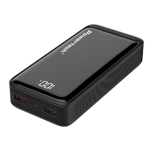 POWER BANK POWERTECH PT-1327 22.5W 20000mAh BLACK